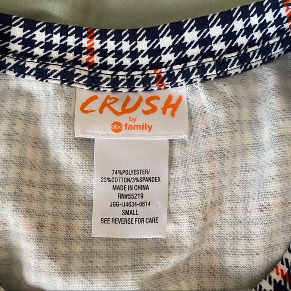 Cropped orange and blue shirt - Picture 2 of 4